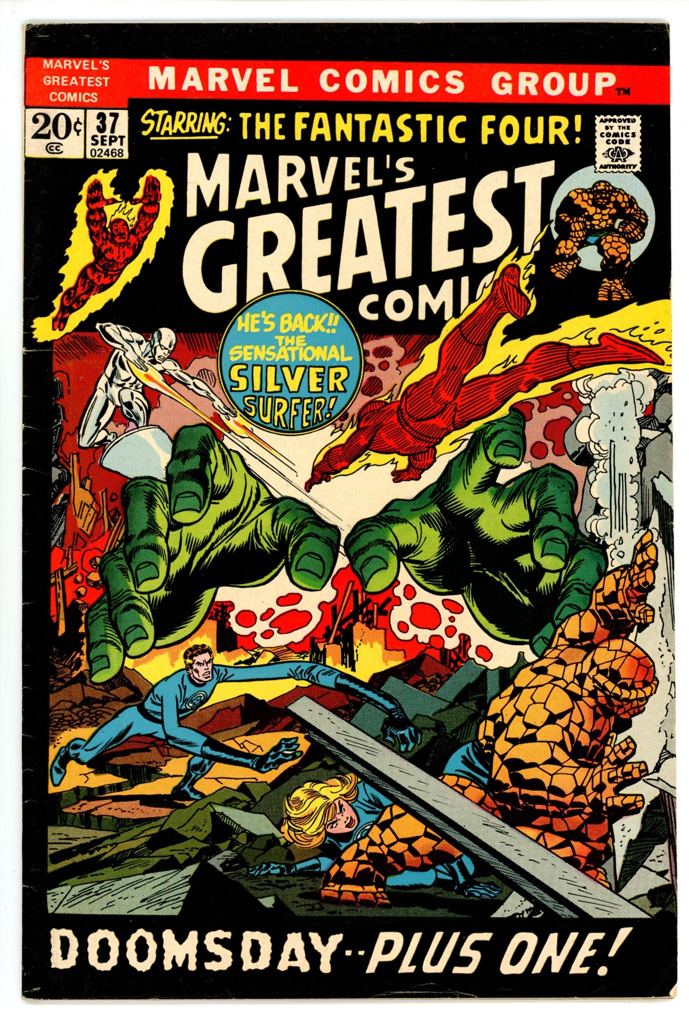 Marvel's Greatest Comics 37 FN- (1972)