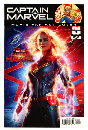 Captain Marvel Vol 11 3 NM- (9.2) (2019) Movie Photo Variant