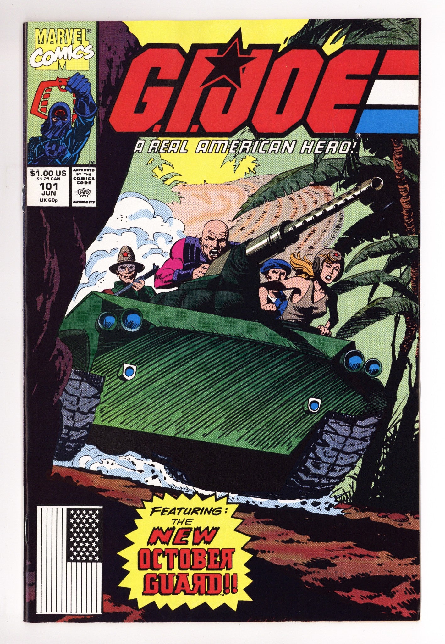 G.I. Joe, A Real American Hero 101 FN/VF (7.0) (1990) 