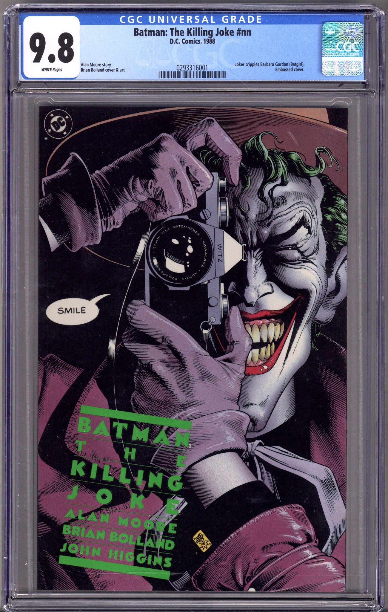 Batman: The Killing Joke   [nn] CGC 9.8 (NM/M)   (1988)        