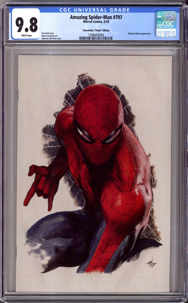 Amazing Spider-Man Vol 4 797 CGC 9.8 (NM/M) (2018) Dell'Otto Virgin Convention Variant