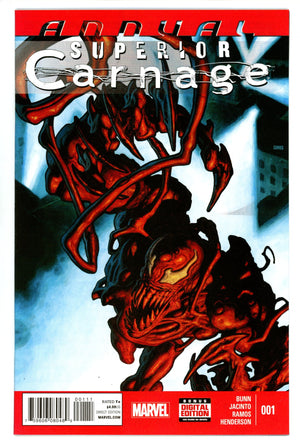Superior Carnage Annual 1 VF+ (8.5) (2014)
