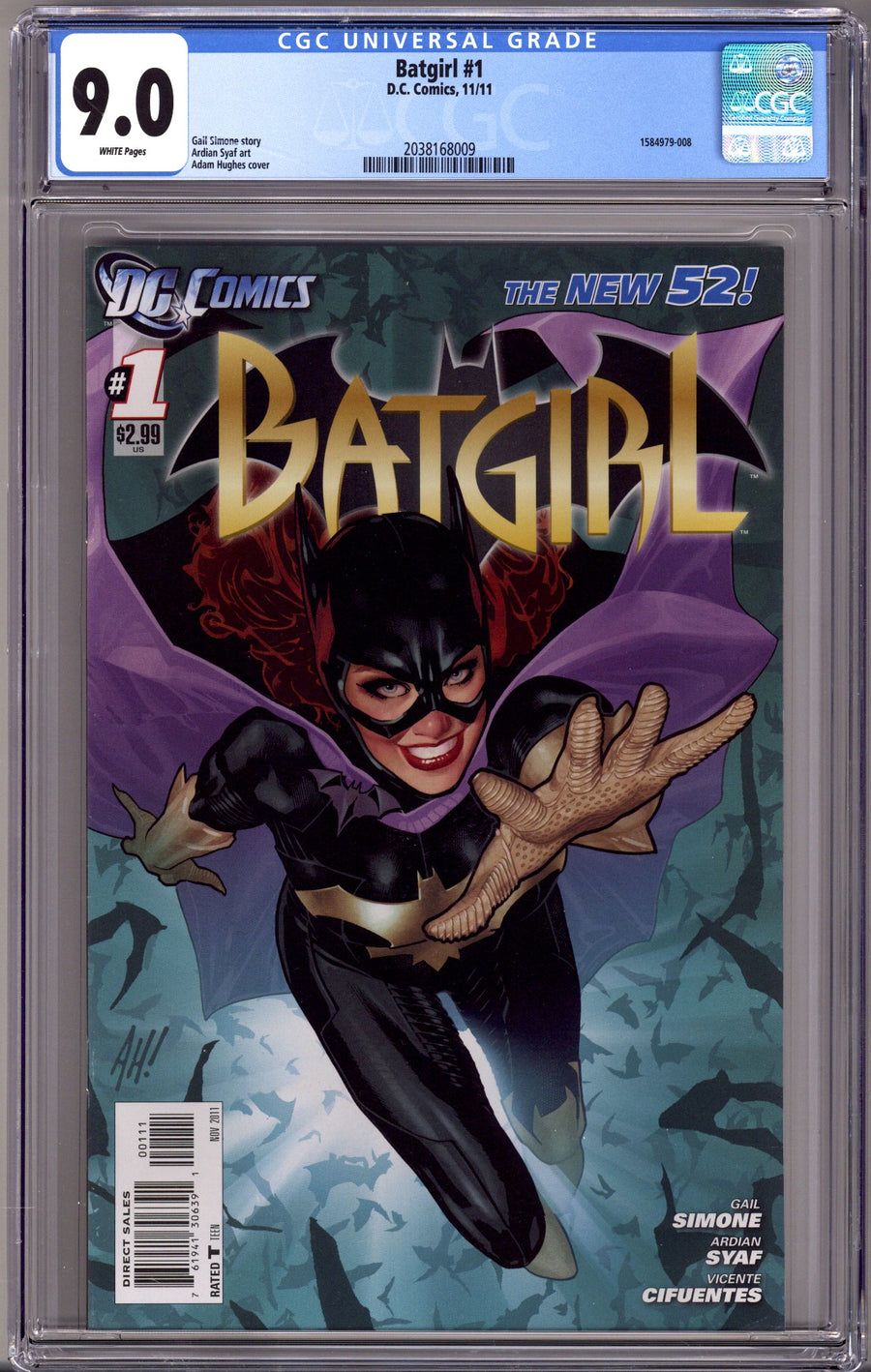 Batgirl Vol 4 1 CGC 9.0 (VF/NM) (2011) 
