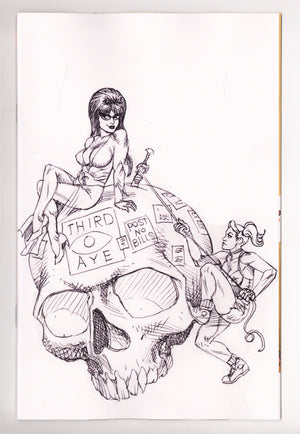 Harley Quinn X Elvira  6 Linsner  B&W Virgin Incentive   (2026)