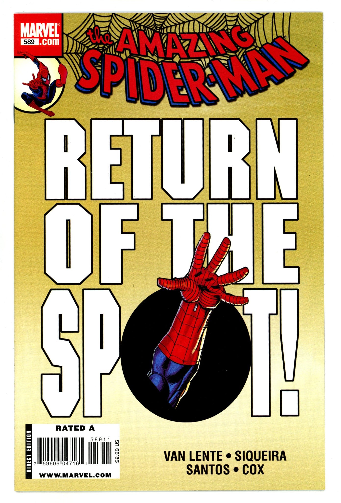 The Amazing Spider-Man Vol 2 589 High Grade (2009) 