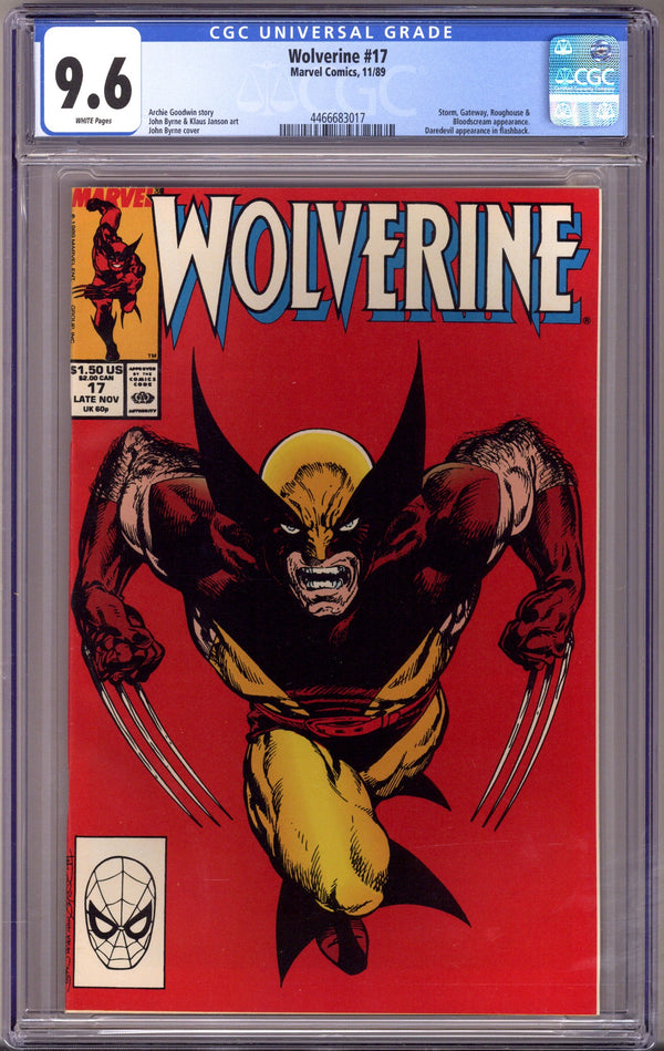 Wolverine Vol 2 17 CGC 9.6 (NM+) (1989)