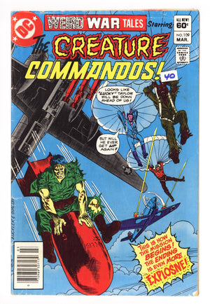 Weird War Tales Vol 1 109 GD+ (2.5) (1982) Newsstand