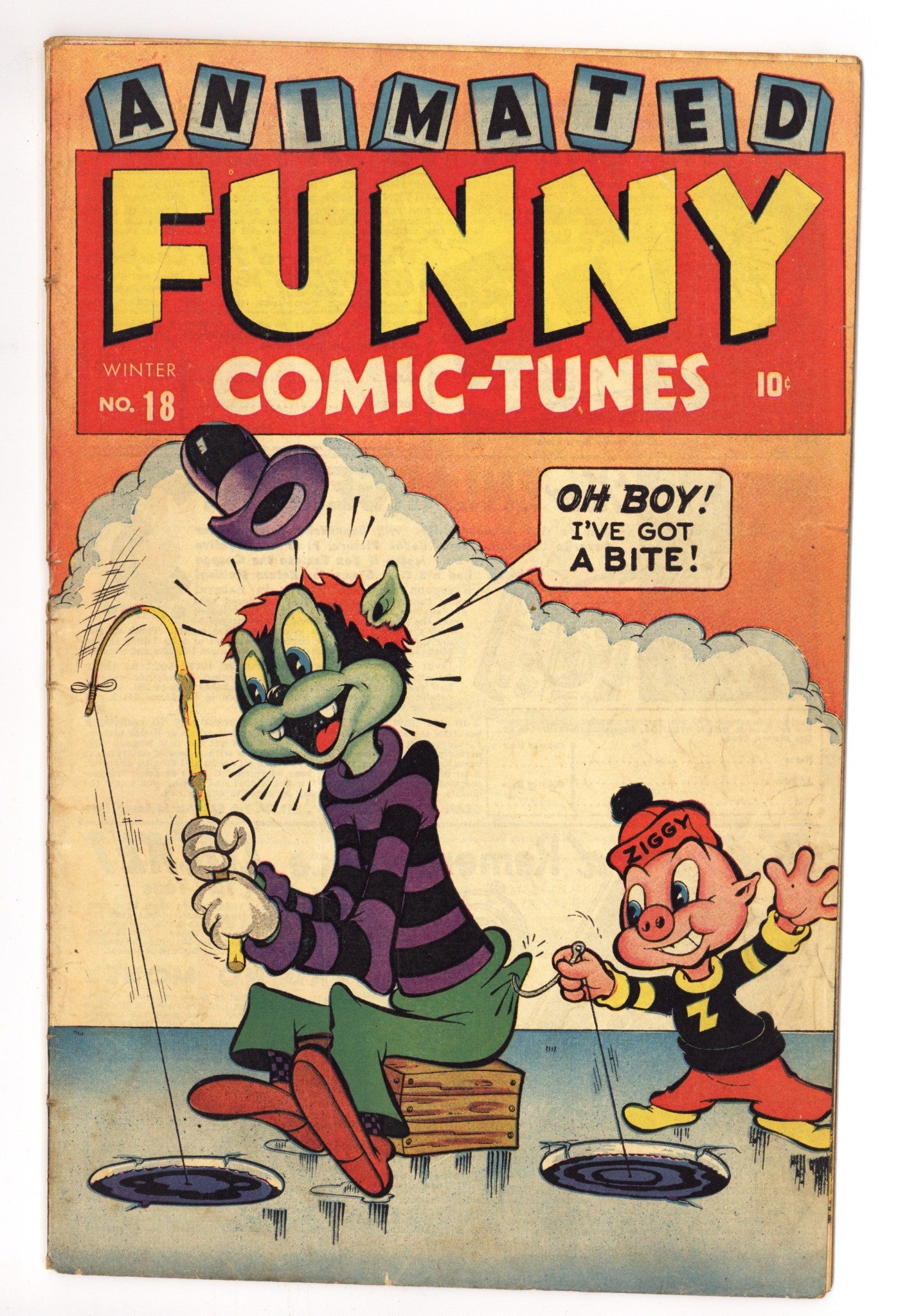 Funny Tunes 18 GD/VG (3.0) Cover Detached (1944) 