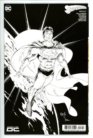 Superman Vol 6 7 Capullo B&W Incentive Variant NM (2023)