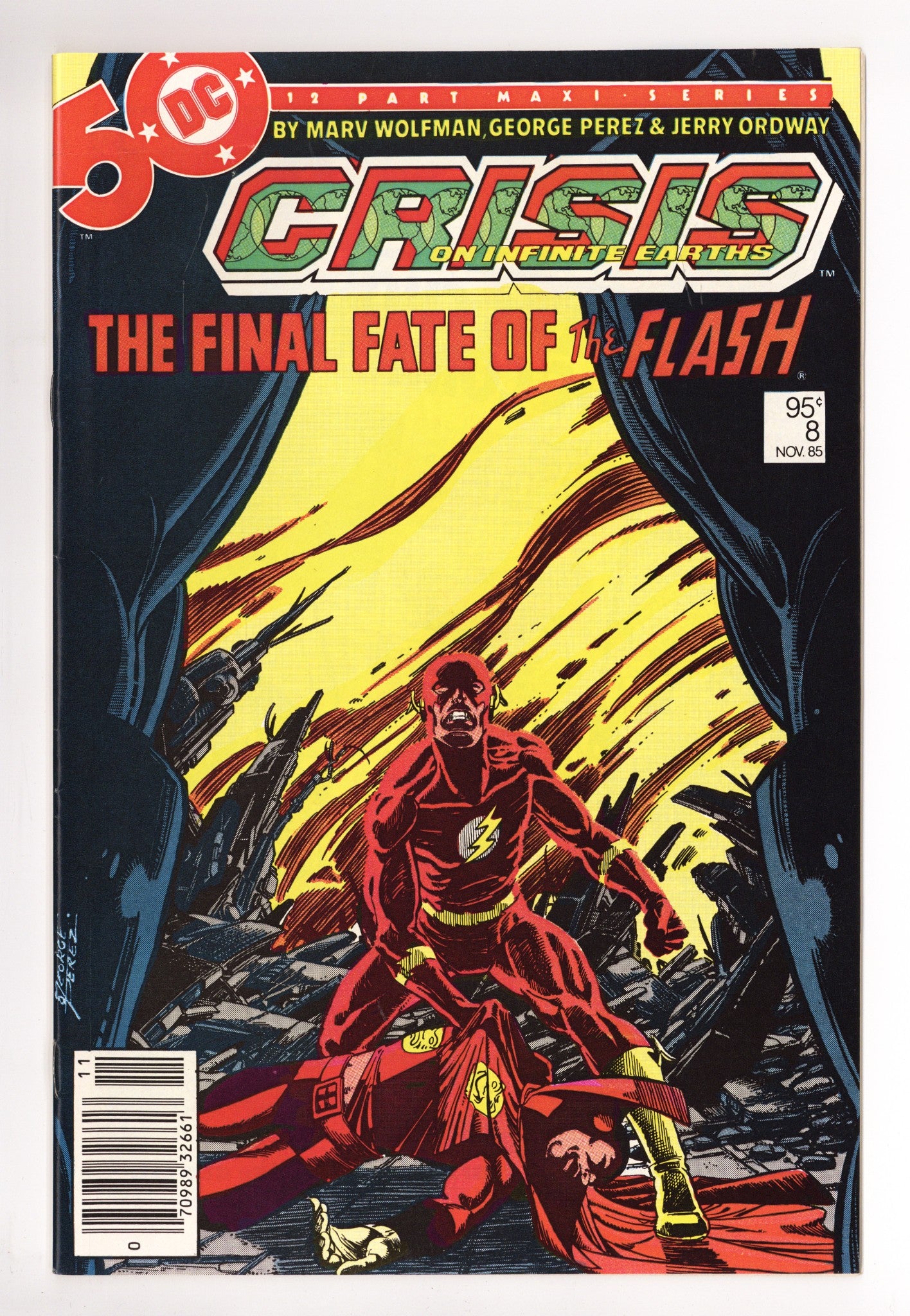 Crisis on Infinite Earths 8 VF+ (8.5) (1985) Canadian Price Variant 