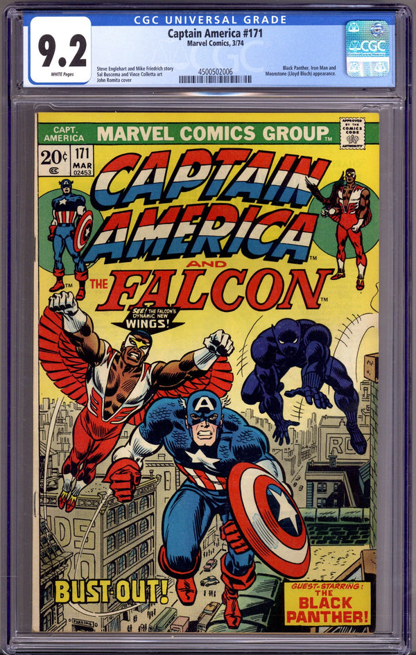 Captain America Vol 1 171 CGC 9.2 (NM-) (1974)