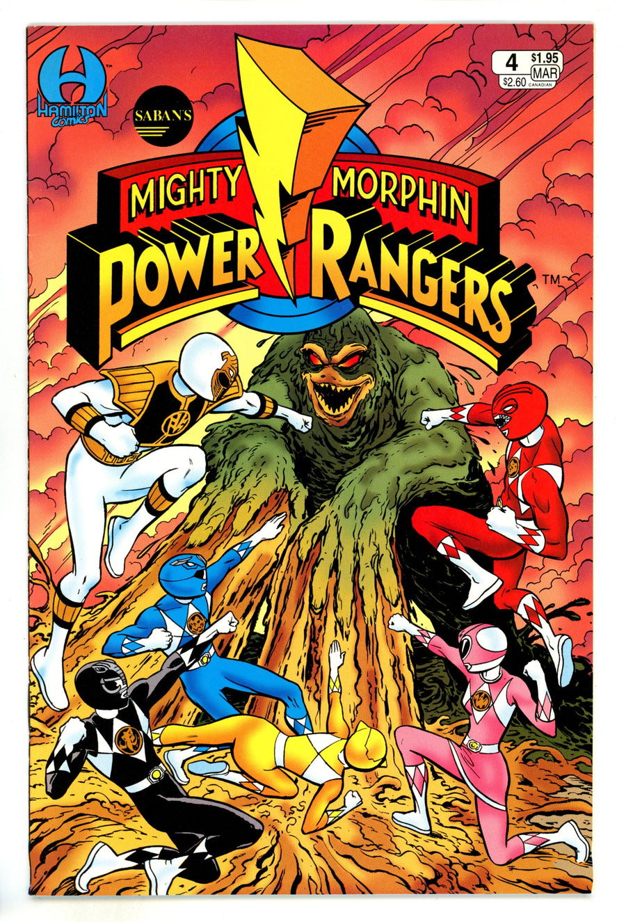 Saban's Mighty Morphin Power Rangers  4  VF (8.0)  (1995)  