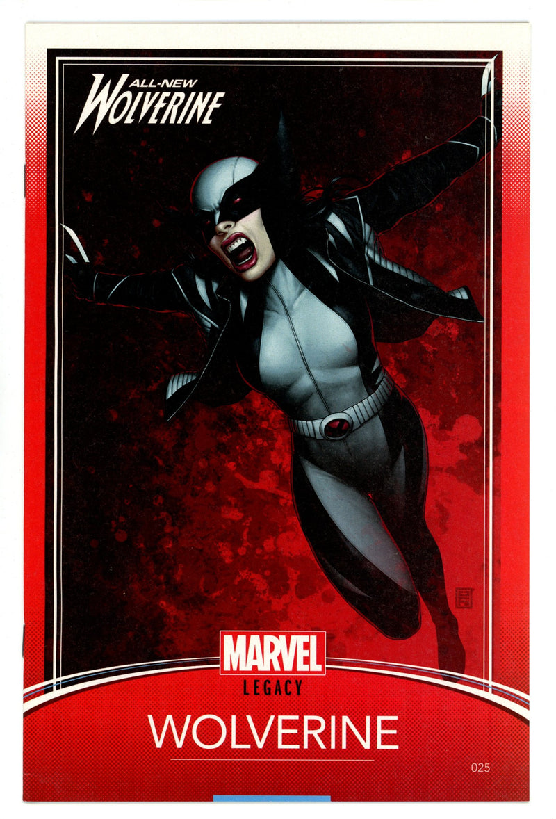 All-New Wolverine 25 High Grade (2017) Christopher Trading Card Variant 