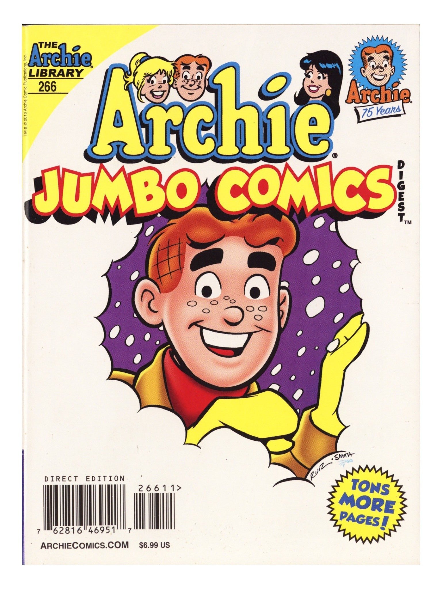 Archie Jumbo Comics 266 Mid Grade (2016) 