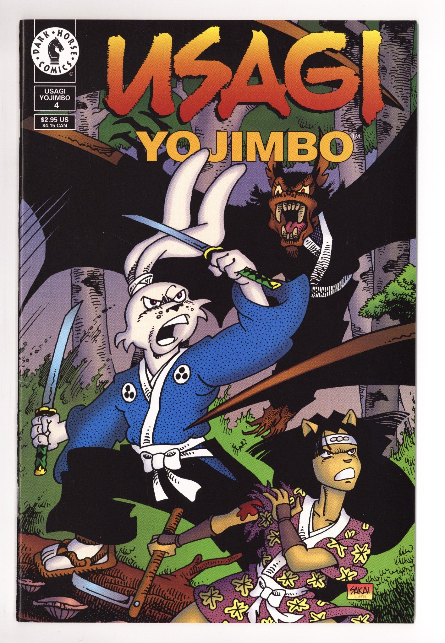 Usagi Yojimbo Vol 3 4 Mid Grade (1996) 