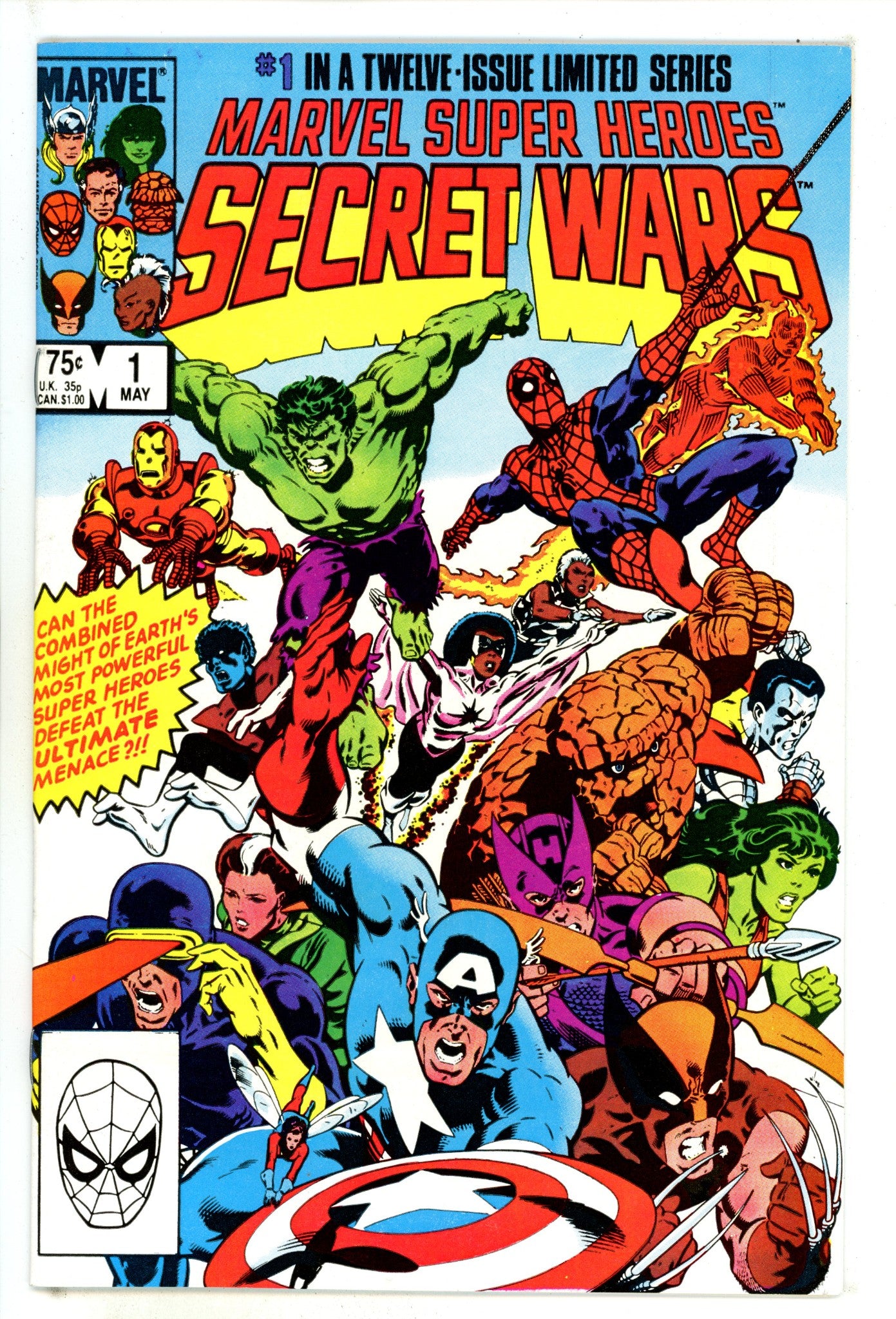 Marvel Super-Heroes Secret Wars 1 VF/NM (9.0) (1984) 