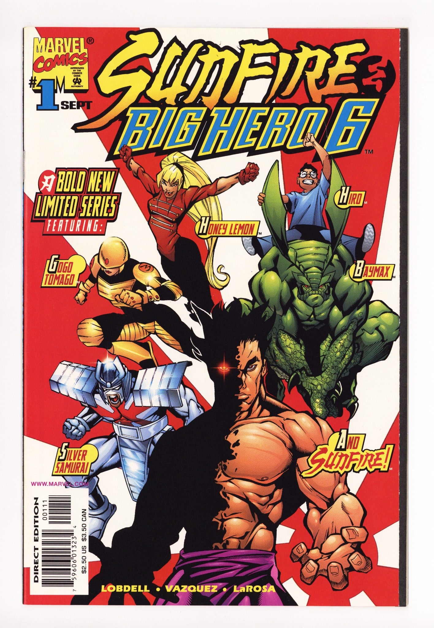 Sunfire & Big Hero Six 1 NM- (9.2) (1998) 