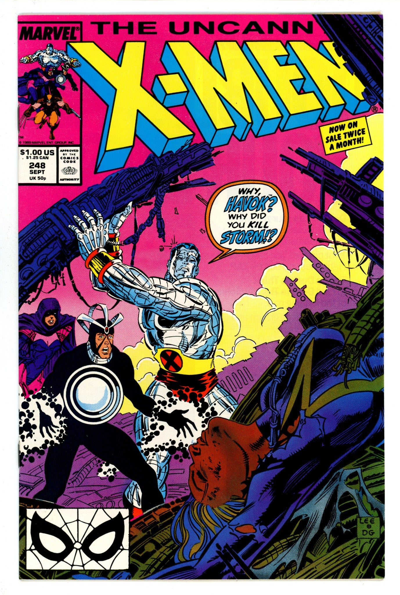 The Uncanny X-Men Vol 1 248 VF- (7.5) (1989) 