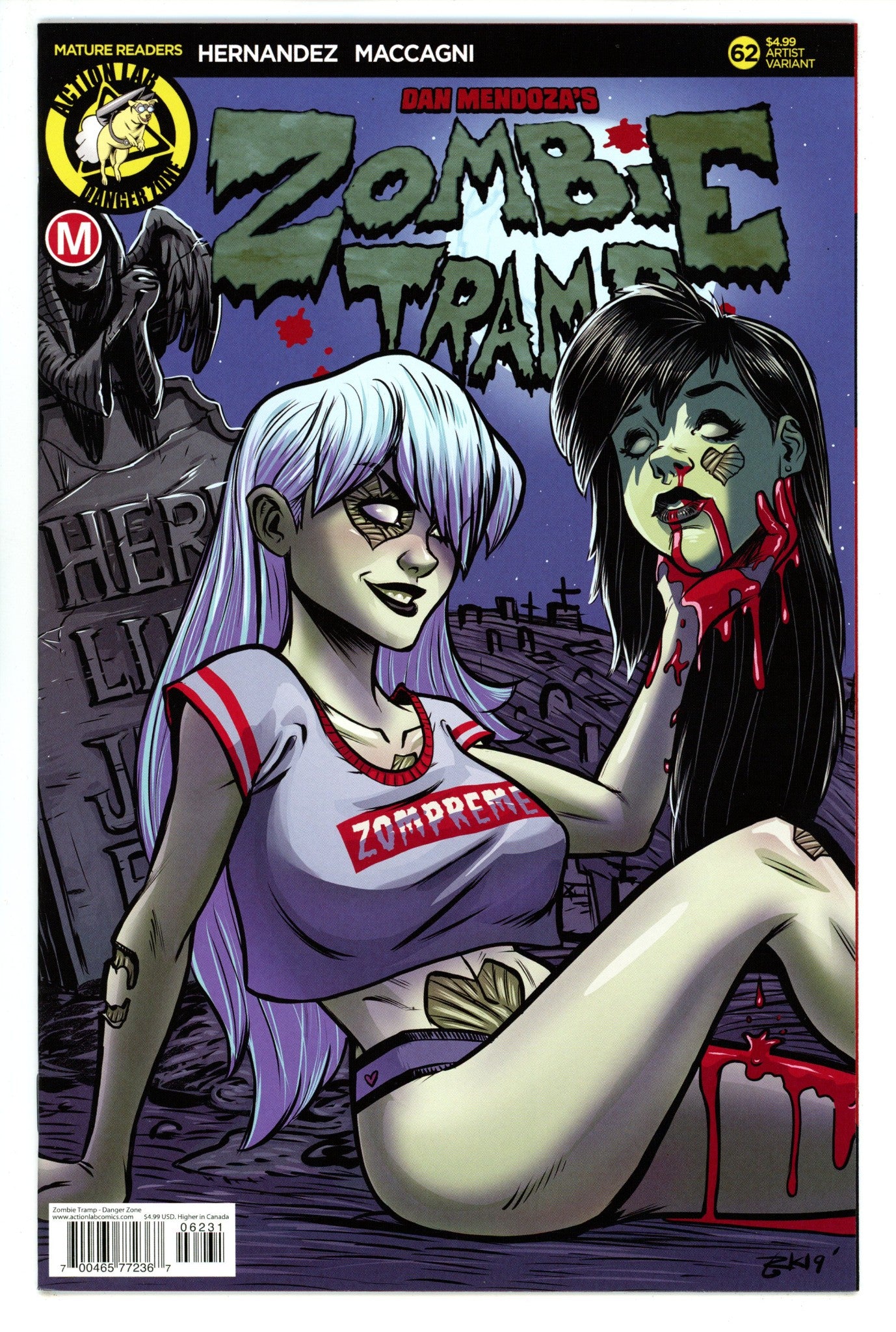 Zombie Tramp Vol 3 62 NM- (9.2) (2019) Garcia Variant 