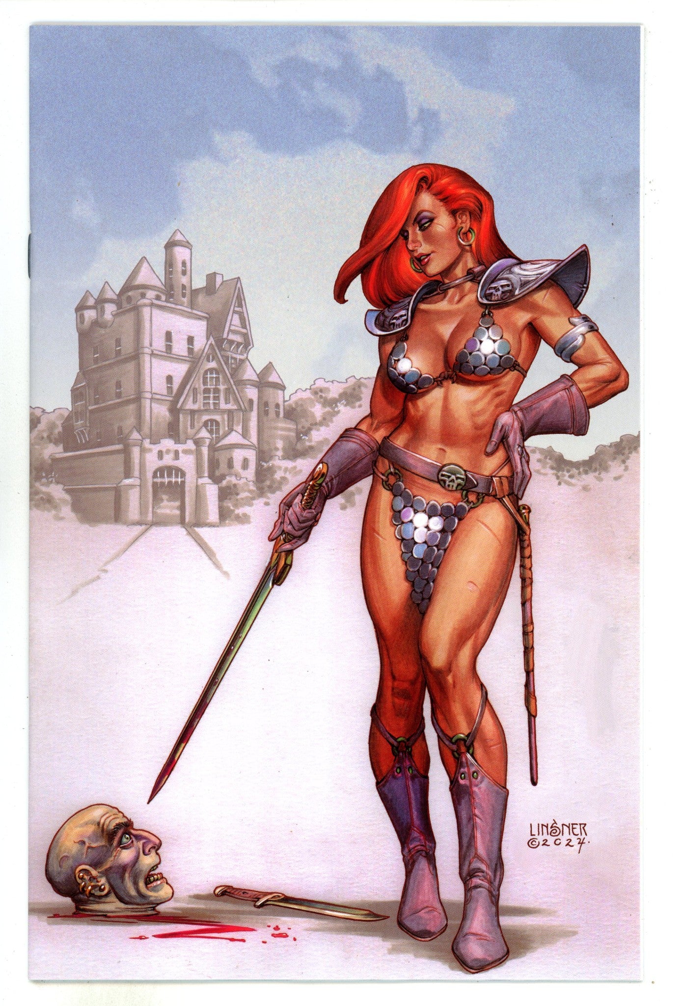 Red Sonja Vol 7 15 Linsner  Virgin Incentive Variant  (2024)