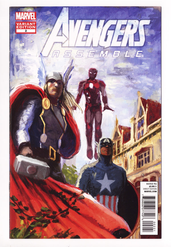 Avengers Assemble Vol 2 2 NM- (9.2) (2012) Hans Variant