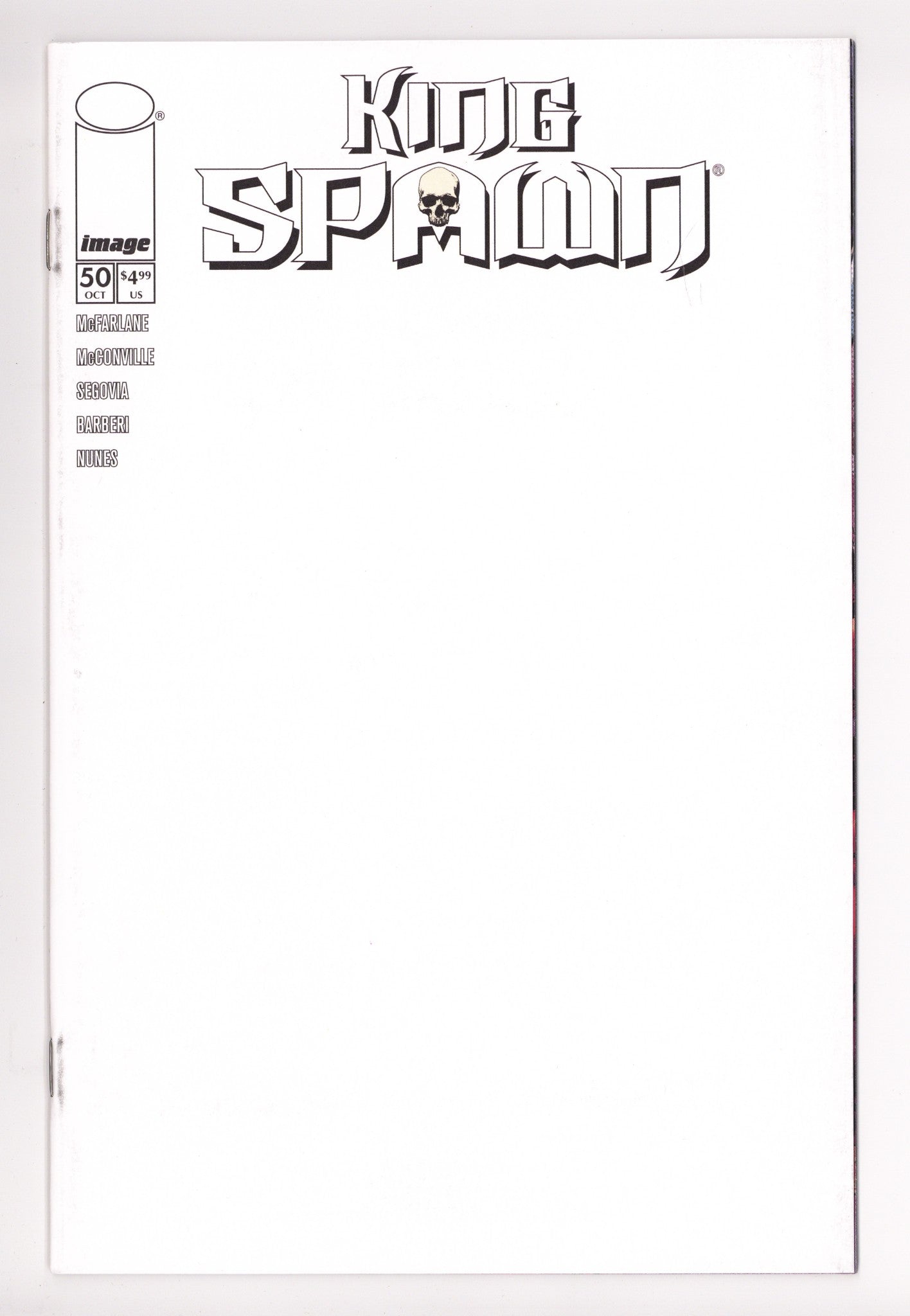 King Spawn 50 Blank Variant (2025)