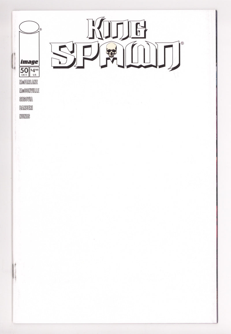 King Spawn 50 Blank Variant (2025)