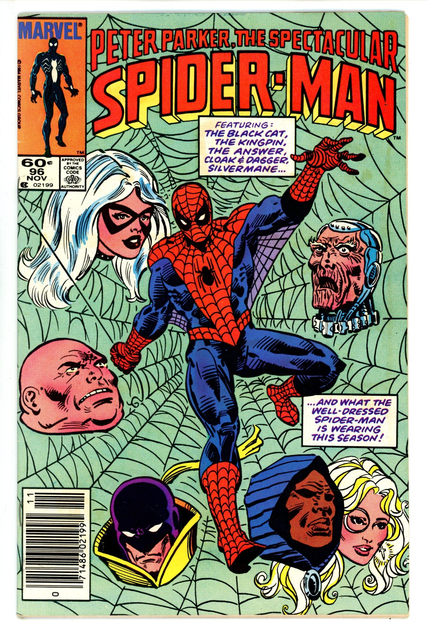 The Spectacular Spider-Man Vol 1 96 Newsstand FN (1984)