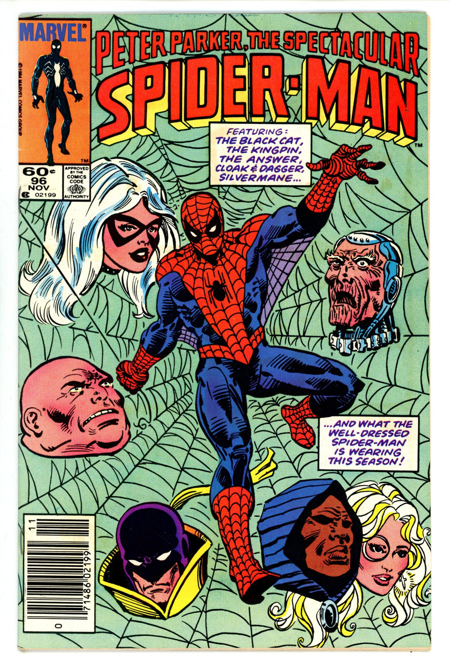 The Spectacular Spider-Man Vol 1 96 Newsstand FN (1984)