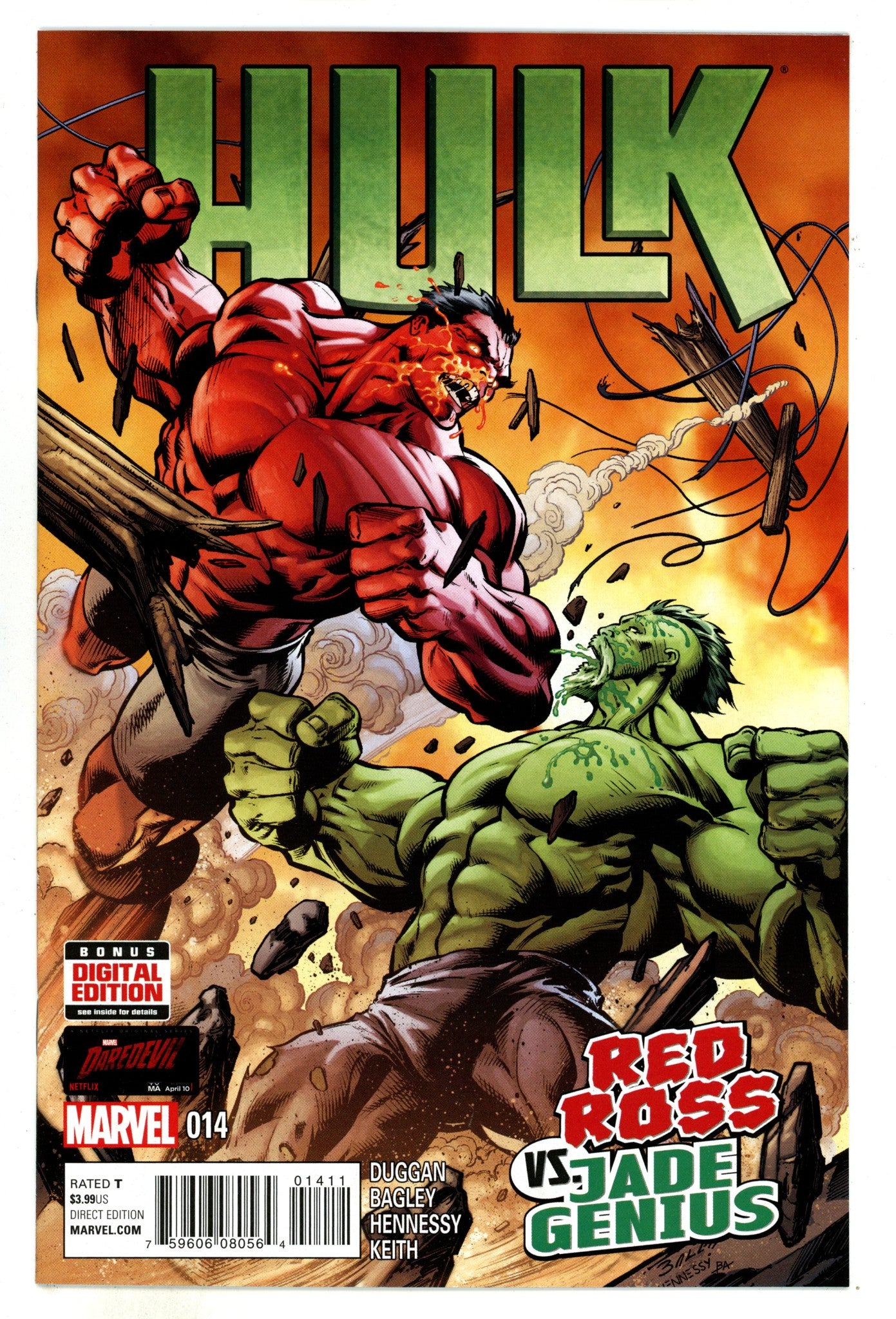 Hulk Vol 2 14 High Grade (2015) 