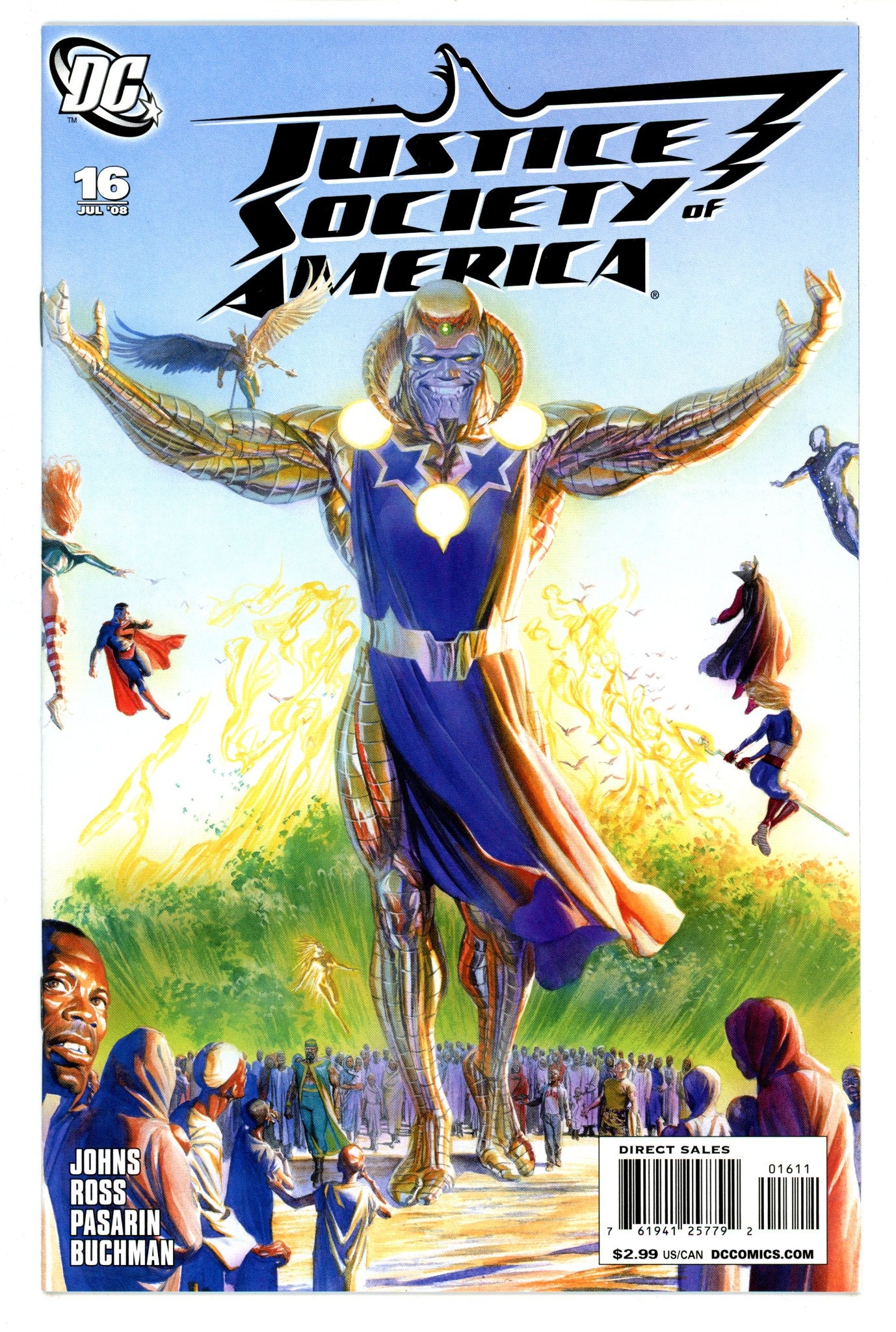 Justice Society of America Vol 3 16  High Grade  (2008)   