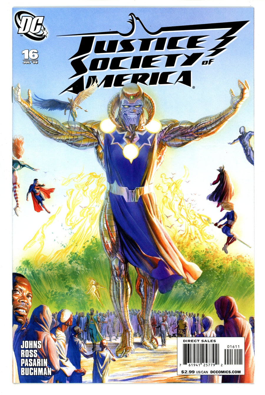 Justice Society of America Vol 3 16  High Grade  (2008)   