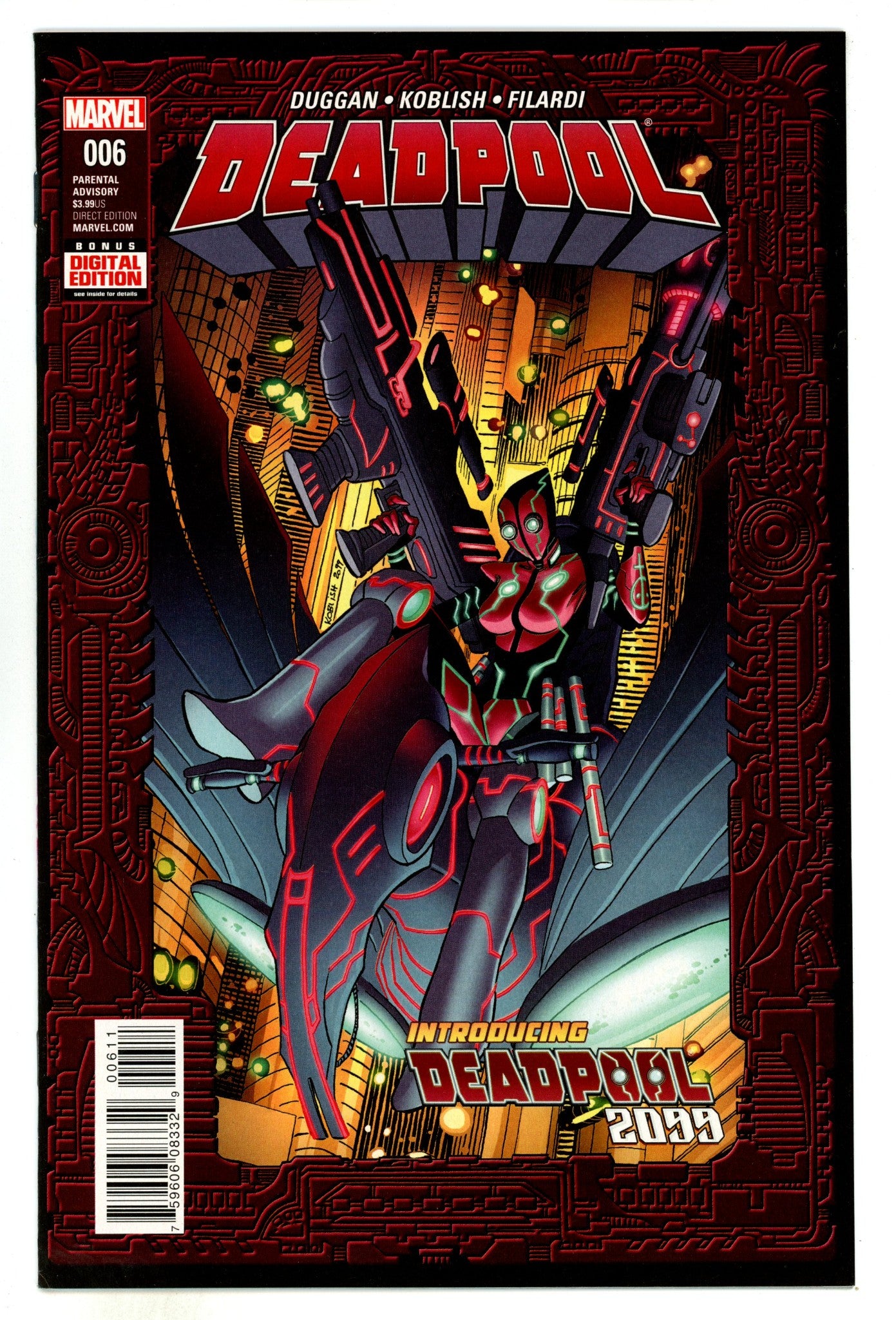 Deadpool Vol 5 6  VF+ (8.5)  (2016)  