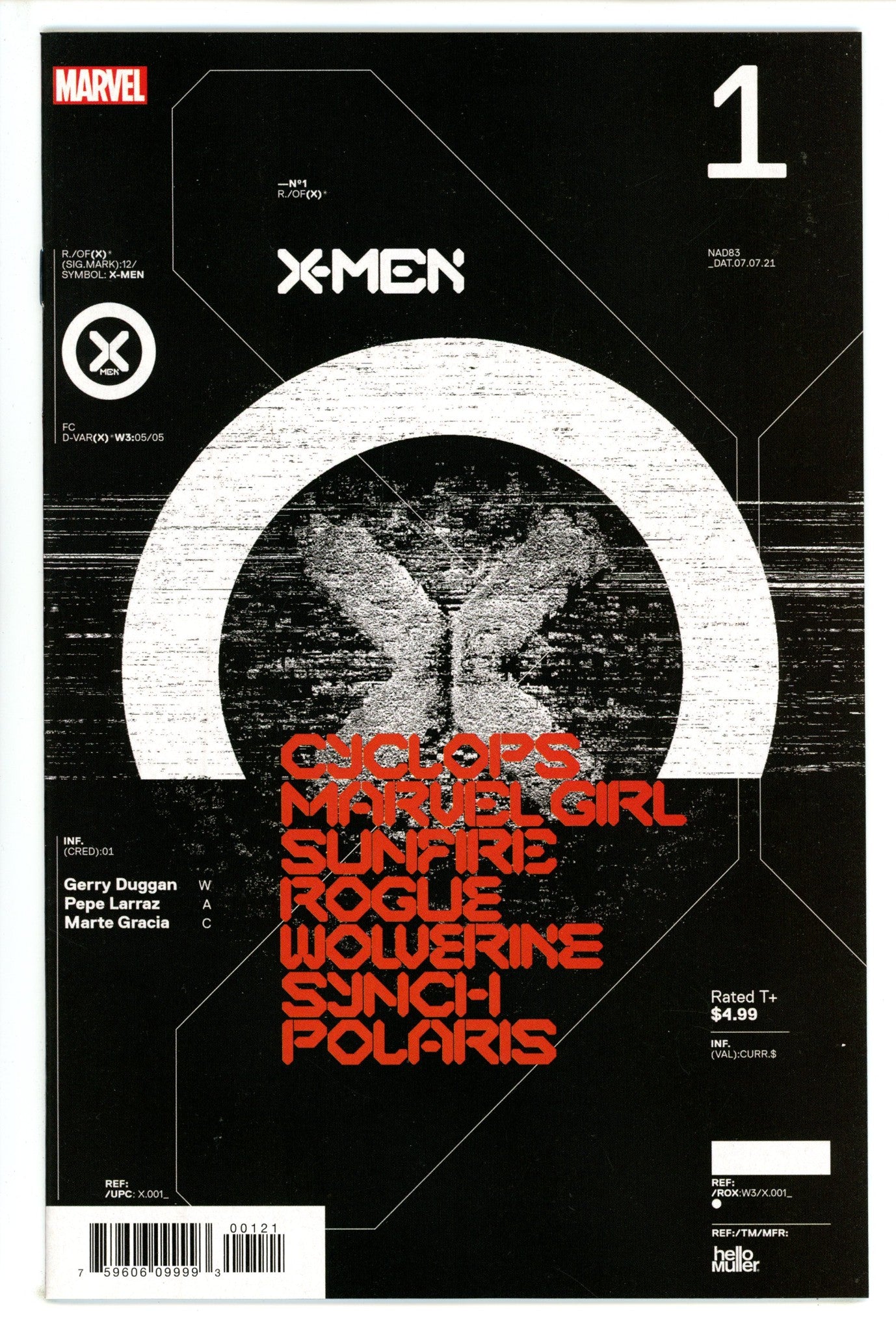 X-Men Vol 5 1 Muller Design Incentive Variant (2021)