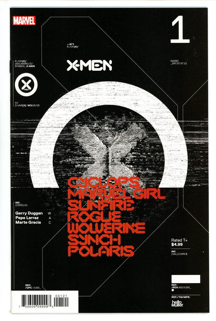 X-Men Vol 5 1 Muller Design Incentive Variant (2021)