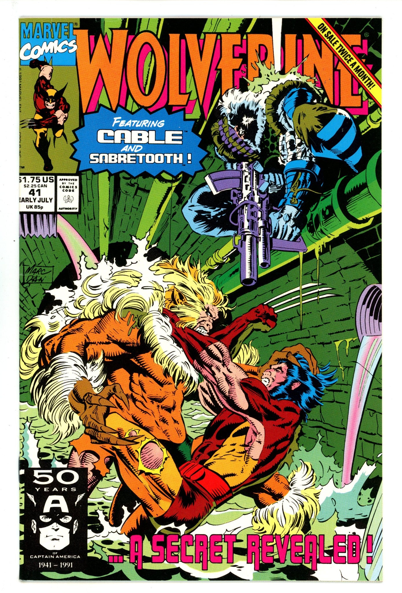 Wolverine Vol 2 41 High Grade (1991) 