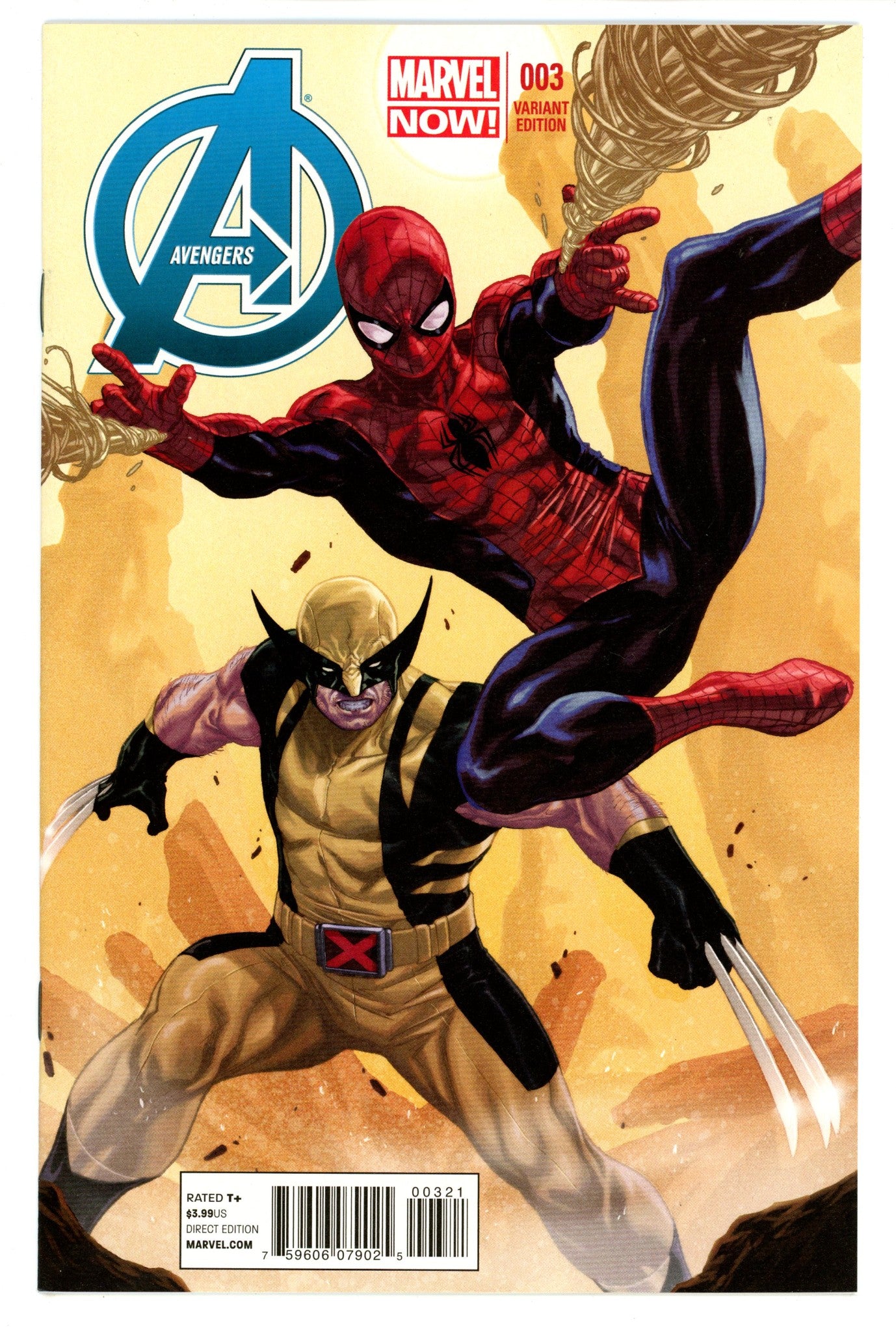 Avengers Vol 5 3 NM- (9.2) (2013) Brooks Incentive Variant 