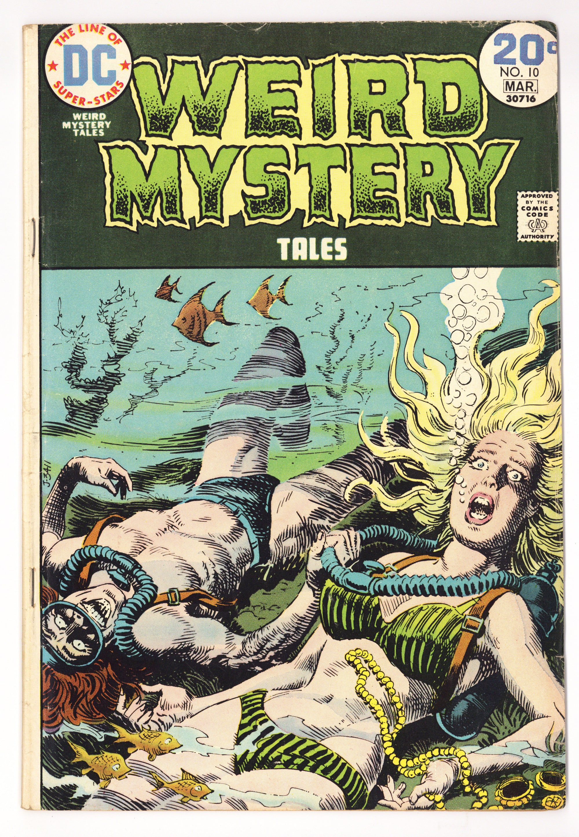 Weird Mystery Tales   10  VG (4.0)   (1974)        