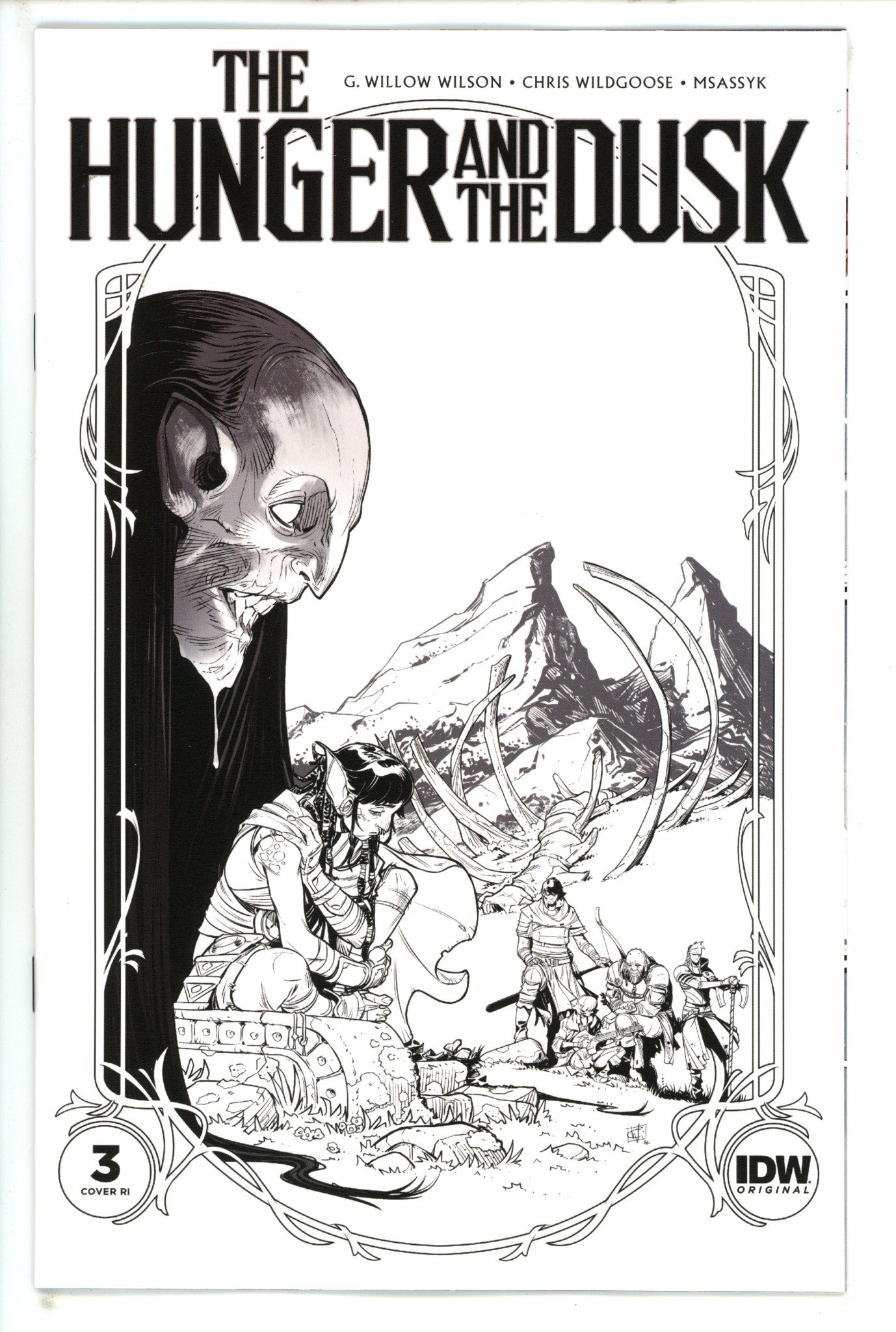 Hunger And Dusk 3 Wildgoose B&W Incentive Variant NM+ (2023)