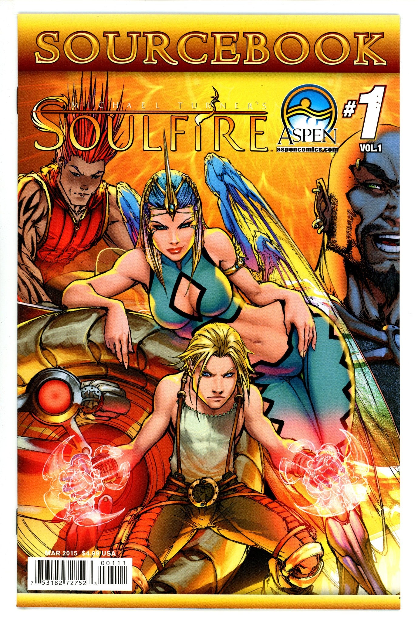 Michael Turner's Soulfire Sourcebook 1 High Grade (2015)