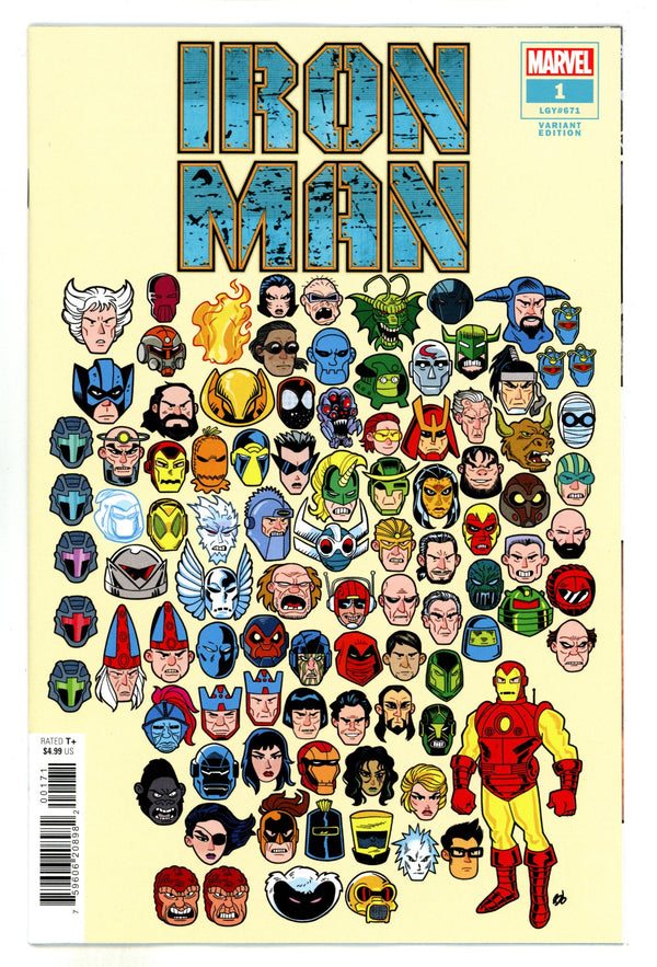 Iron Man Vol 7 1 Bardin Variant (2024)