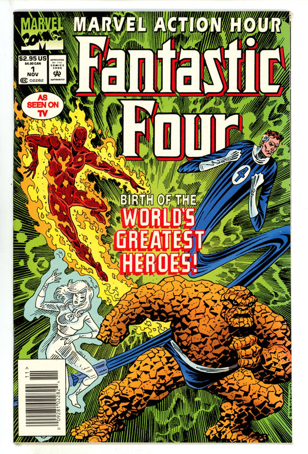 Marvel Action Hour, Featuring the Fantastic Four 1 High Grade (1994) Newsstand
