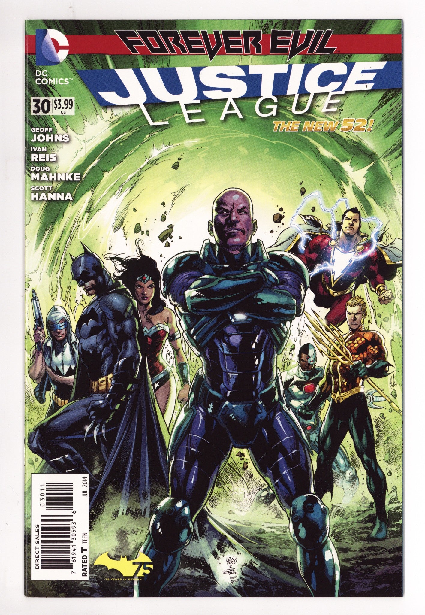 Justice League Vol 1 30  VF/NM (9.0)   (2014)        