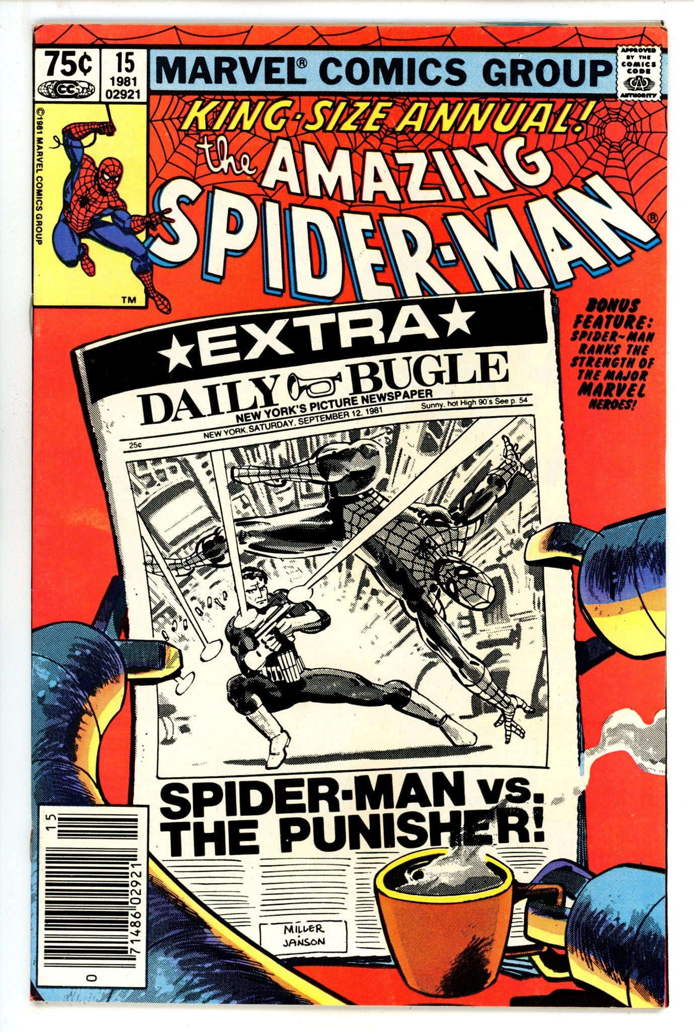 The Amazing Spider-Man Annual Vol 1 15 FN (6.0) (1981) Newsstand 