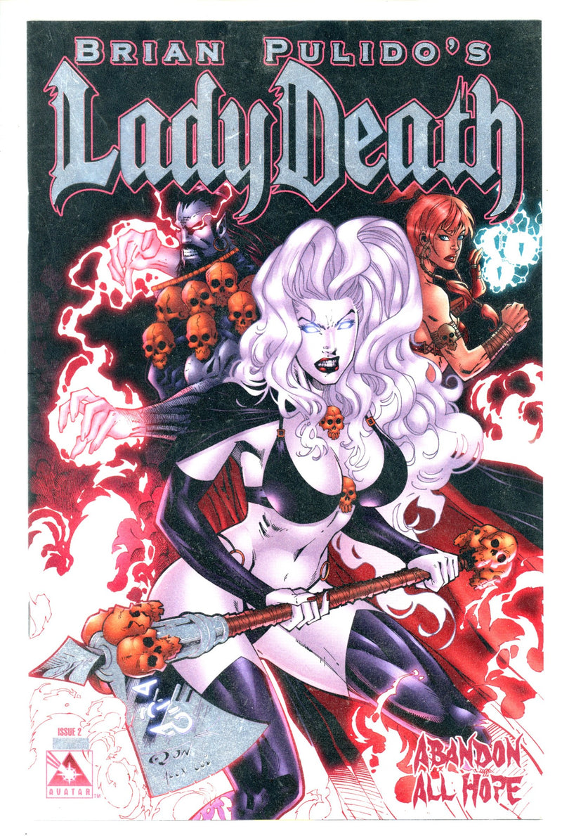 Brian Pulido's Lady Death: Abandon All Hope 2 High Grade (2005) Adrian Foil Variant 