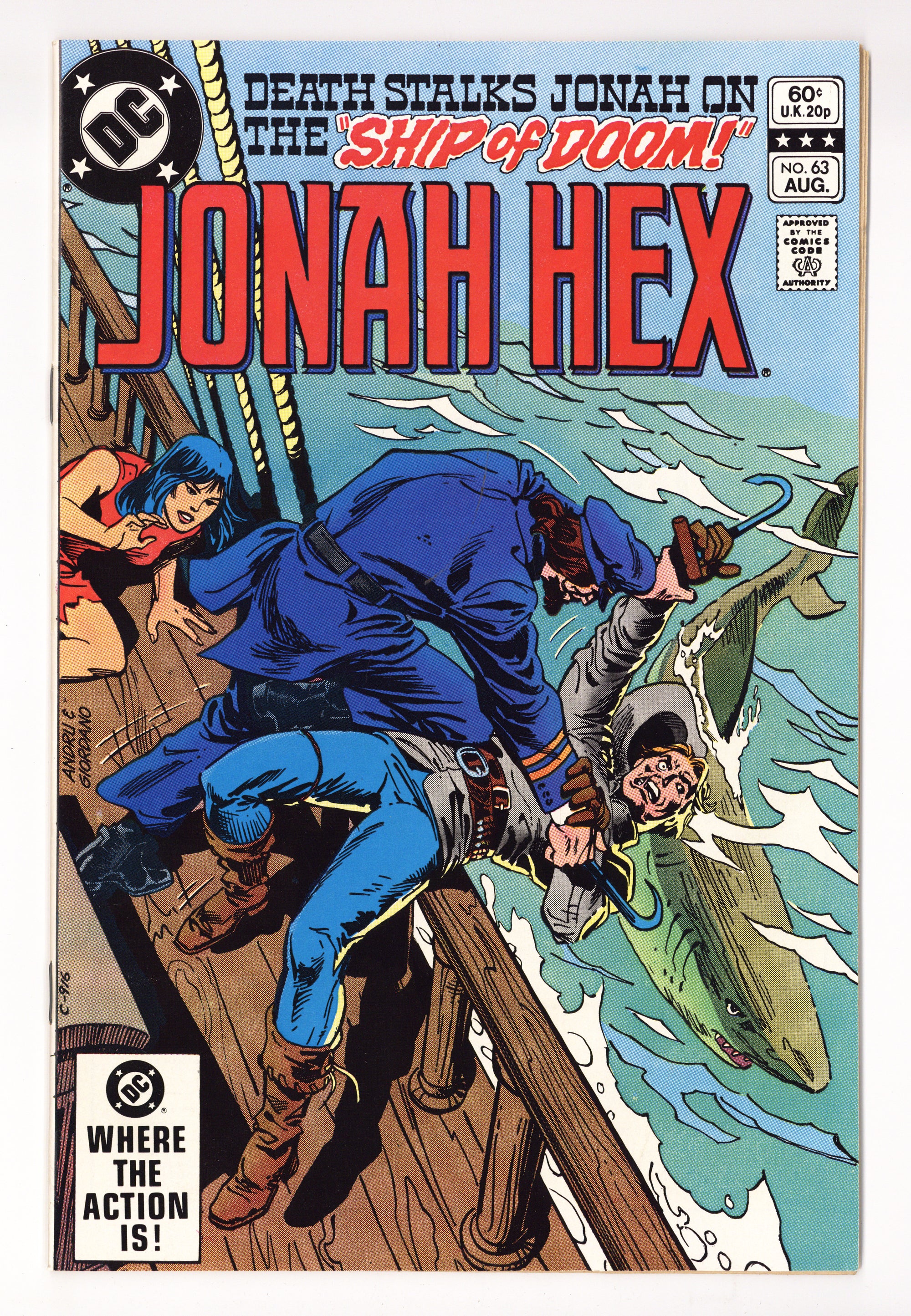Jonah Hex Vol 1 63 Mid Grade (1982) 