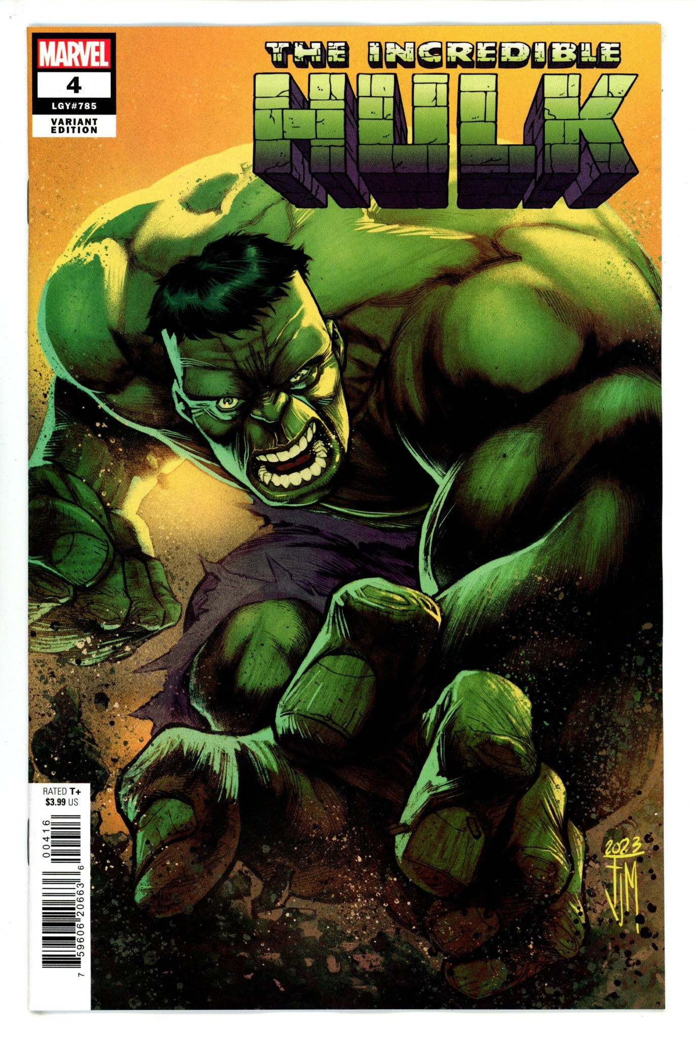 Incredible Hulk Vol 4 4 Manapul Incentive Variant NM- (2023)