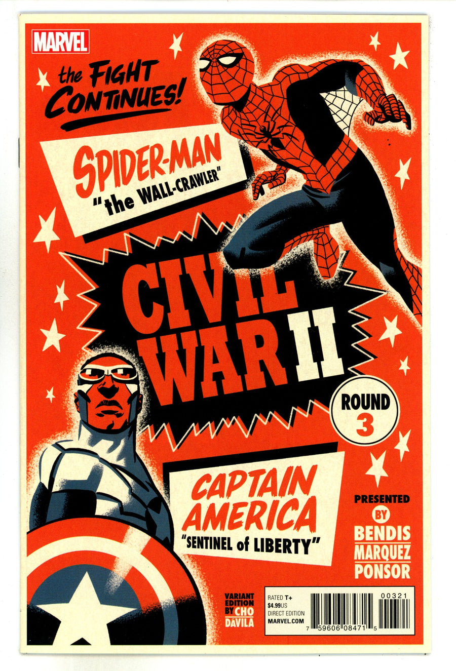 Civil War II 3 High Grade (2016) Cho Variant 