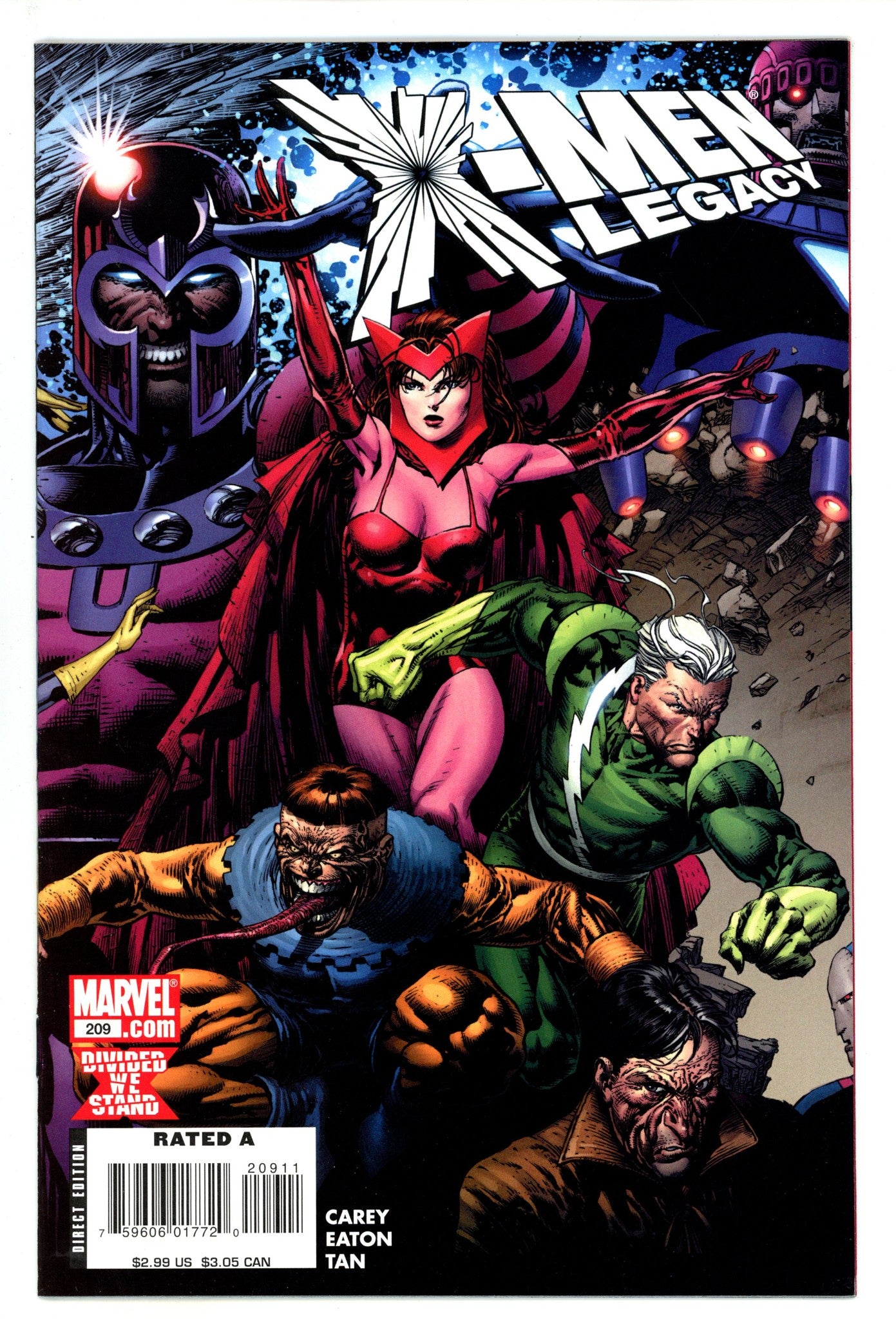 X-Men: Legacy Vol 1 209 High Grade (2008) 