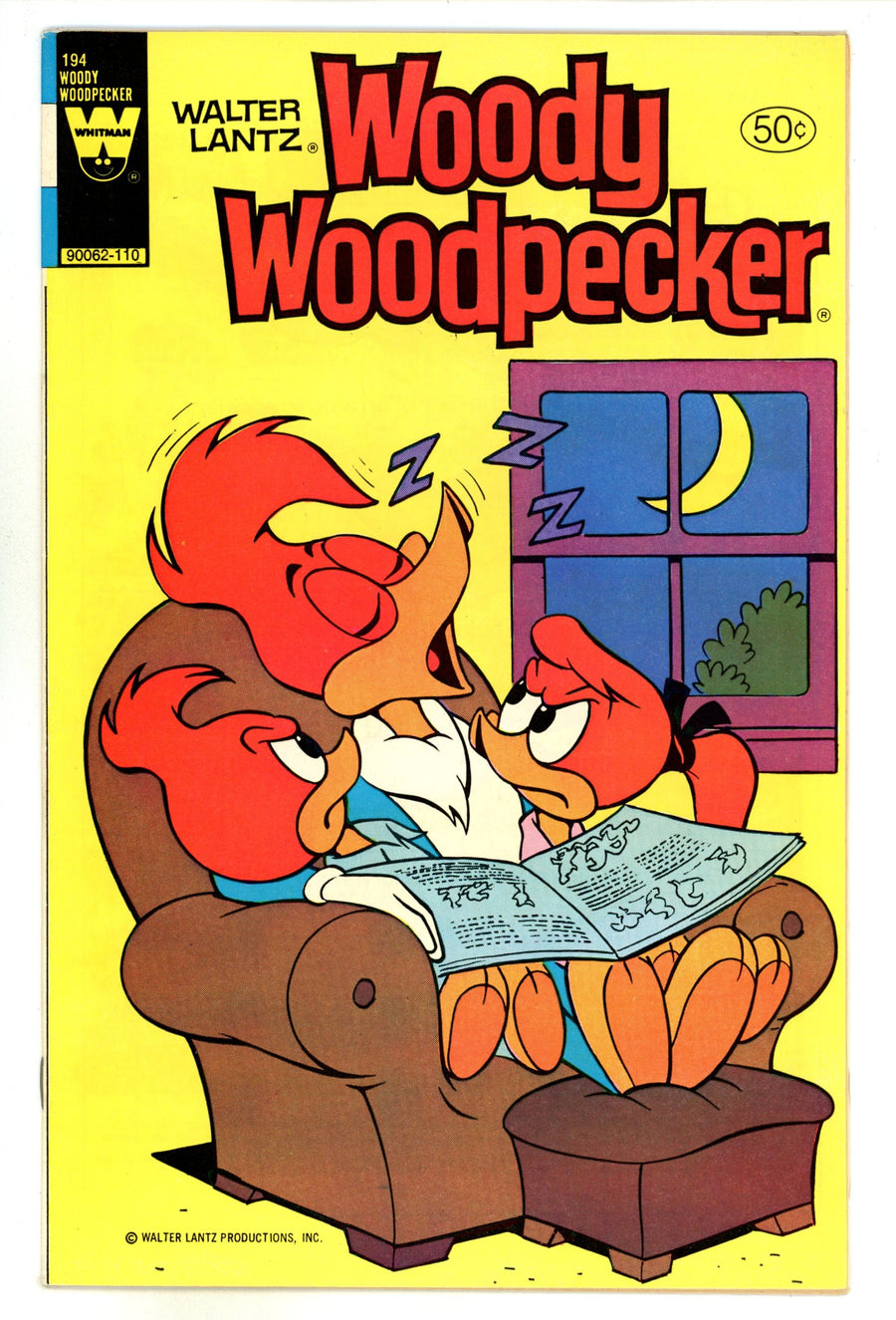 Walter Lantz Woody Woodpecker 194 High Grade (1981) Whitman Variant 